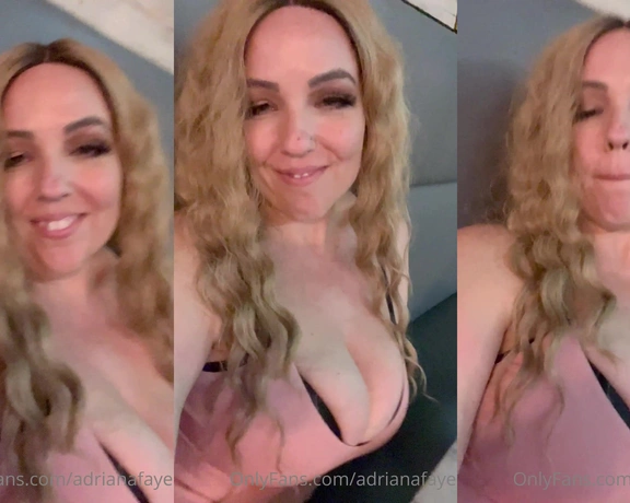 Adriana Faye aka adrianafaye - 11-20-2022 OnlyFans Video - Hey sugar  Im still here dont worry