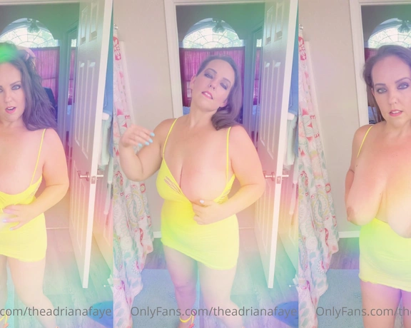 Adriana Faye aka adrianafaye - 08-07-2021 OnlyFans Video - What are you up to this morning baby