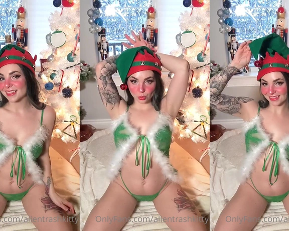 Alien Trash Kitty aka alientrashkitty - 12-21-2020 OnlyFans Video - Christmas is coming And I want you to be coming too  Im sliding a fun