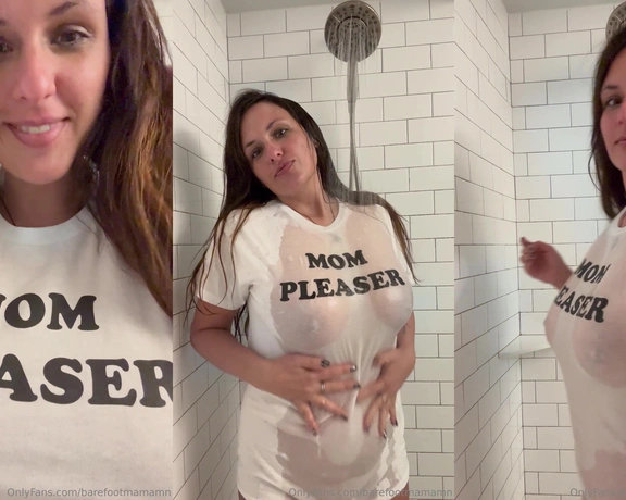 Barefootmamamn aka barefootmamamn - 02-23-2024 OnlyFans Video - Wet tshirt contest