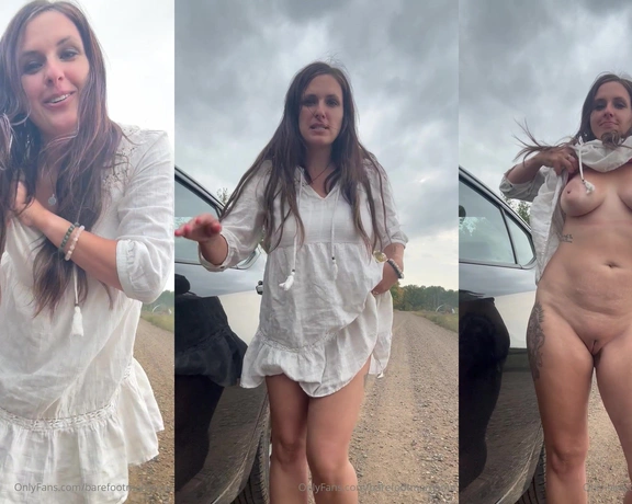 Barefootmamamn aka barefootmamamn - 09-22-2023 OnlyFans Video - I forgot the weather report this morning