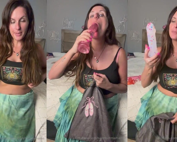 Barefootmamamn aka barefootmamamn - 06-02-2024 OnlyFans Video - Tip me 12 and choose a toy, let me make you a 3 minute video of