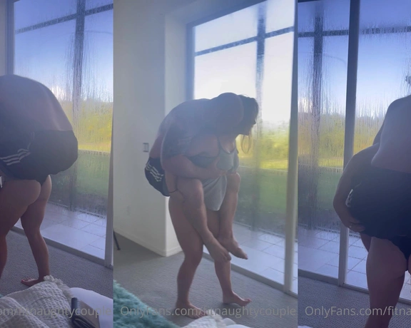 FitNaughtyCouple aka fitnaughtycouple - 08-24-2022 OnlyFans Video - Just some morning Wednesday challenge fun  Love you guys This was a request of if