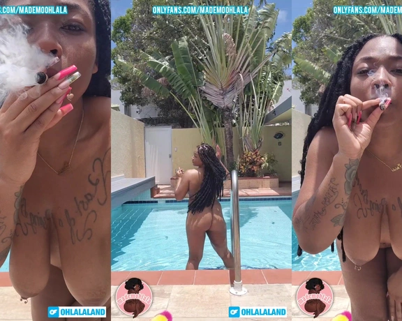 Mademoiselle Ohlala aka mademoohlala - 06-19-2022 OnlyFans Video - Come join me for a butt naked rendezvous in the pool Leave a like and a