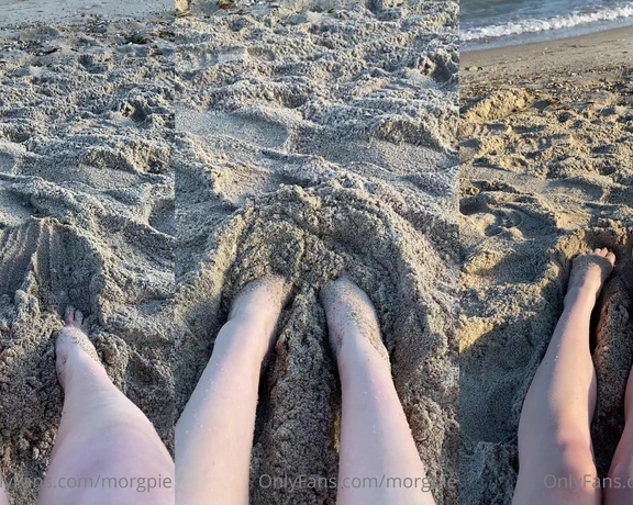 Morgpie aka morgpie - 04-17-2024 OnlyFans Video - dip your toes in the sand with me