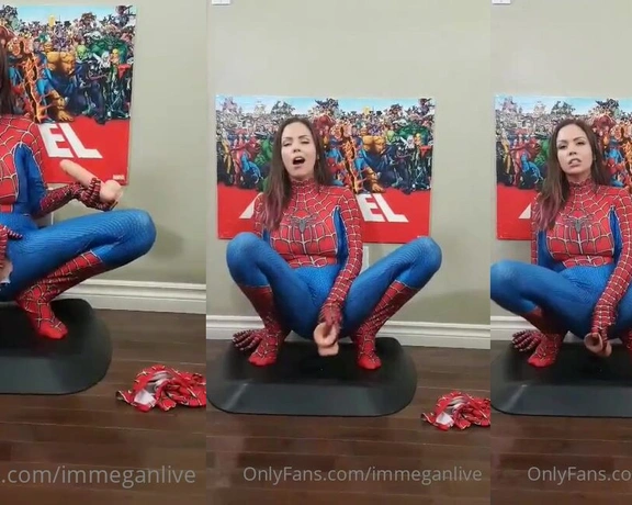 ImMeganLive aka immeganlive - 11-01-2020 OnlyFans Video - That time I was a naughty Spider_Girl