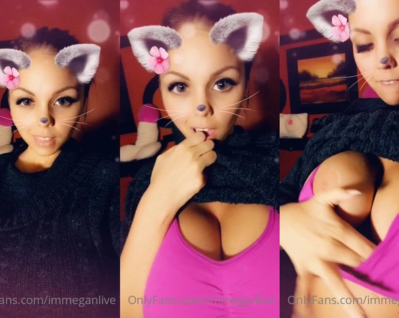 ImMeganLive aka immeganlive - 01-21-2021 OnlyFans Video - Eye Contact and Boobs