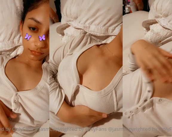 Jasminx aka jasminx - 09-21-2020 OnlyFans Video - live post, do you like when i dont wear a bra under my white top