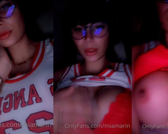 Mia Marin aka miamarin - 06-15-2022 OnlyFans Video - Creo que me estoy poniendo algo cachonda en la carretera