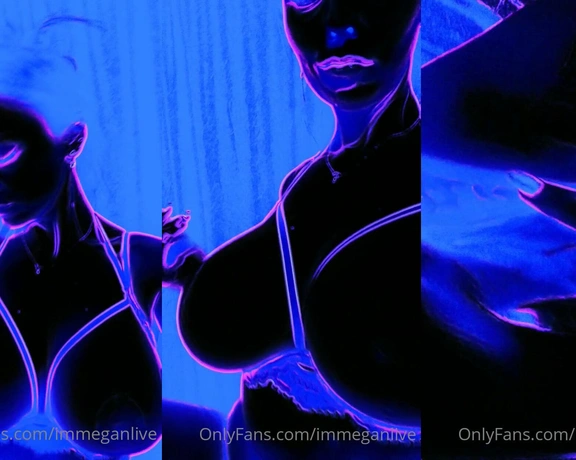 ImMeganLive aka immeganlive - 06-07-2020 OnlyFans Video - Some more 80s night fluo lights play