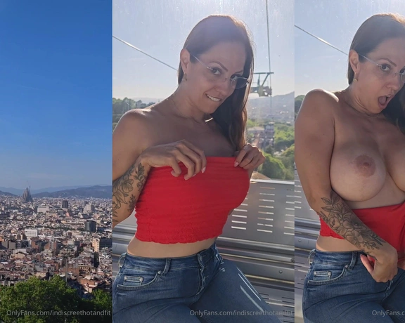 IndiscreetHotAndFit aka indiscreethotandfit - 06-17-2024 OnlyFans Video - I had to show you the most amazing view of Barcelona  Watch till the end