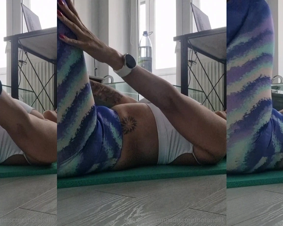 IndiscreetHotAndFit aka indiscreethotandfit - 01-08-2025 OnlyFans Video - I was doing yoga when Ive noticed that