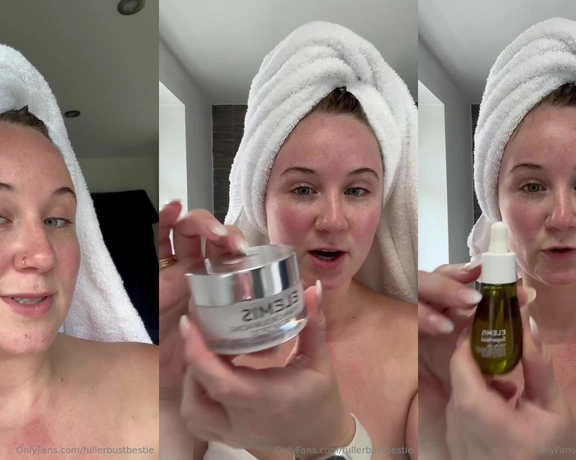 Saterra St Jean aka fullerbustbestie - 09-12-2024 OnlyFans Video - Little morning skin routine for you