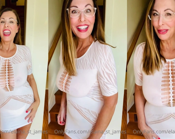 Elaina Mature aka elaina_stjames - 10-04-2022 OnlyFans Video - Do you like my new dress