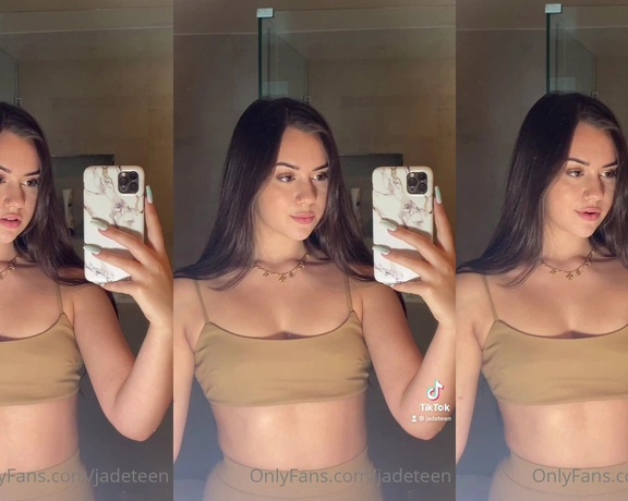 JadeTeen aka jadeteen - 02-26-2021 OnlyFans Video - Hi babes  Im trying to grow my TikTok profile so Id love if you gave