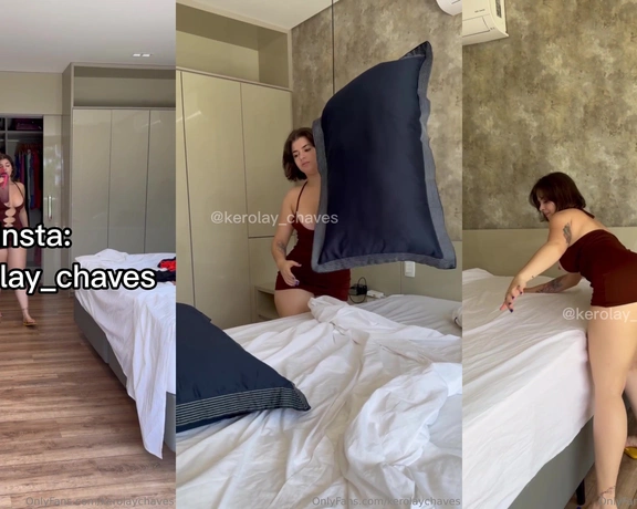 Kerolay Chaves aka kerolaychaves - 11-05-2023 OnlyFans Video - Meu domingo não está de preguiça rs Arrumando o quarto, depois vou no supermercado fazer