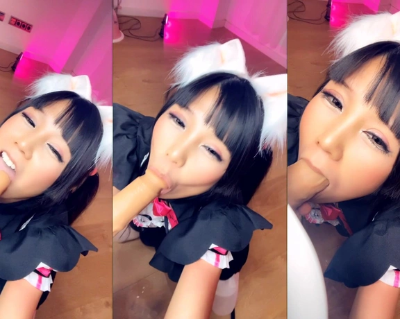 Littlesubgirl aka littlesubgirl - 06-13-2021 OnlyFans Video - Kitty maid love to suck your cock