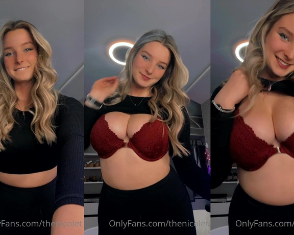 TheNicoleT aka thenicolet - 02-03-2023 OnlyFans Video - U guessed right tip for more pics in this bra