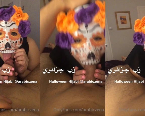 ArabicZena aka arabiczena - 10-22-2020 OnlyFans Video - Halloween Hijabi Happy Halloween  A Bit of Fun with My Algerian Cock HaHaHa Spooky Halloween