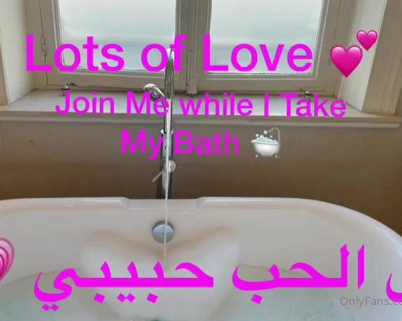 ArabicZena aka arabiczena - 01-14-2022 OnlyFans Video - Come Get Naughty  with Me in The Bath  Live