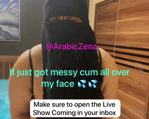 ArabicZena aka arabiczena - 06-24-2023 OnlyFans Video - LIVE FROM BAHRAIN  It Just Got Messy Face Cum Shot Make Sure  you watch