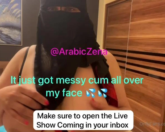 ArabicZena aka arabiczena - 06-24-2023 OnlyFans Video - LIVE FROM BAHRAIN  It Just Got Messy Face Cum Shot Make Sure  you watch