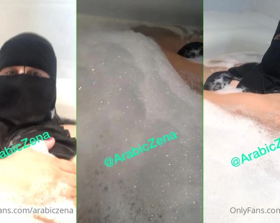 ArabicZena aka arabiczena - 10-01-2020 OnlyFans Video - Good morning boys who wants to join me in the bath