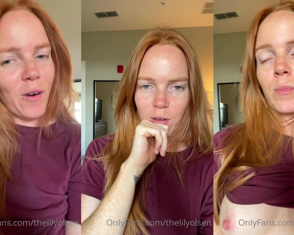 Lily Olsen aka thelilyolsen - 05-13-2023 OnlyFans Video - Good morning and happy Saturday  Trying to decide what I should make today