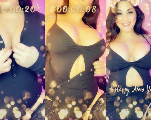 Double Stacked Saff aka saffronxxrose - 08-17-2019 OnlyFans Video - Ringing in the new year with a super hot tiddy tease