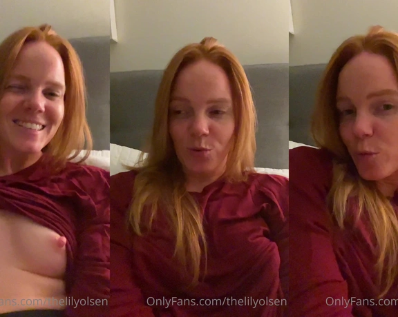 Lily Olsen aka thelilyolsen - 06-12-2023 OnlyFans Video - Hope you had a great day