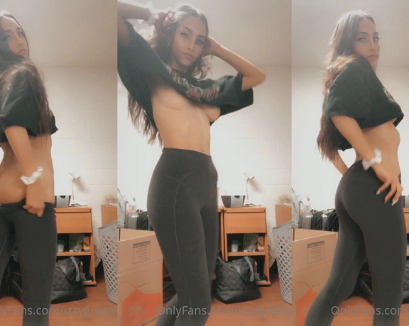 Izzy Green aka izzygreen - 02-24-2021 OnlyFans Video - i think the squats might be paying off  stay tuned for better content in my