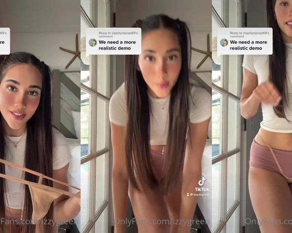 Izzy Green aka izzygreen - 12-05-2022 OnlyFans Video - what tiktok sees vs_qwa7