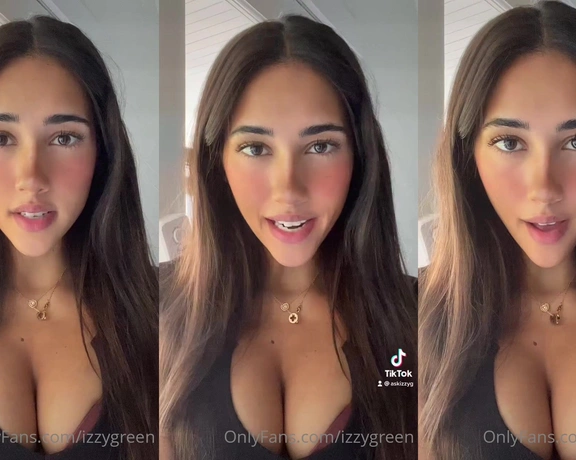 Izzy Green aka izzygreen - 10-01-2022 OnlyFans Video - in honor of my tiktok account getting banned, here are my highlight tiktoks  that way