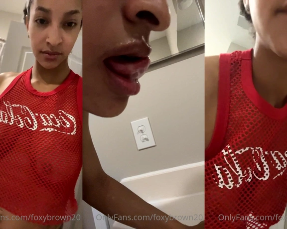 Foxybrown20 aka foxybrown20 - 05-22-2022 OnlyFans Video - Only big loads are allowed to cum in my mouth