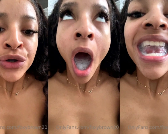 Foxybrown20 aka foxybrown20 - 06-29-2022 OnlyFans Video - Did you get your morning nut