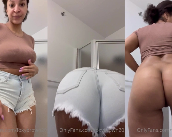 Foxybrown20 aka foxybrown20 - 04-02-2023 OnlyFans Video - I look so good in these jeans cum for me