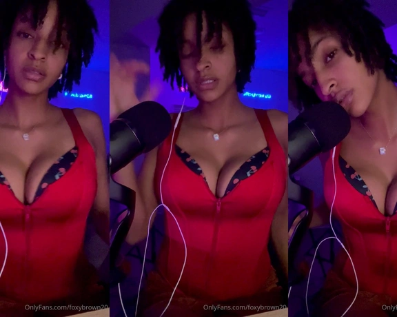 Foxybrown20 aka foxybrown20 - 07-23-2024 OnlyFans Video - Thank you daddy  I made a new ASMR video for my YouTube you should check