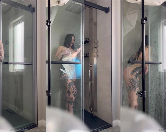 Mag Numb aka magxnumb - 09-16-2023 OnlyFans Video - Photoshoot bts shower shoot