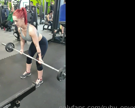 Ruby Onyx aka ruby_onyx - 05-07-2019 OnlyFans Video - Watch me training in the gym These clips are from over a year ago