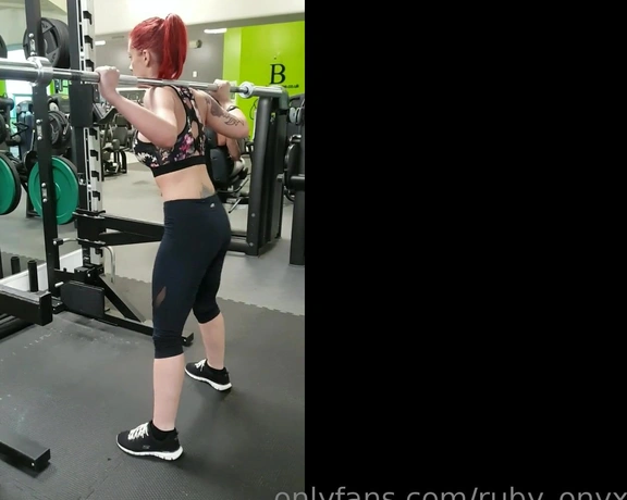 Ruby Onyx aka ruby_onyx - 05-07-2019 OnlyFans Video - Watch me training in the gym These clips are from over a year ago