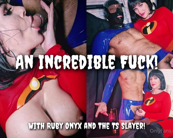 Ruby Onyx aka ruby_onyx - 10-30-2023 OnlyFans Video - BRAND NEW  Mrs Incredible is in bed with her husbands bestie Mr Freeze And hes