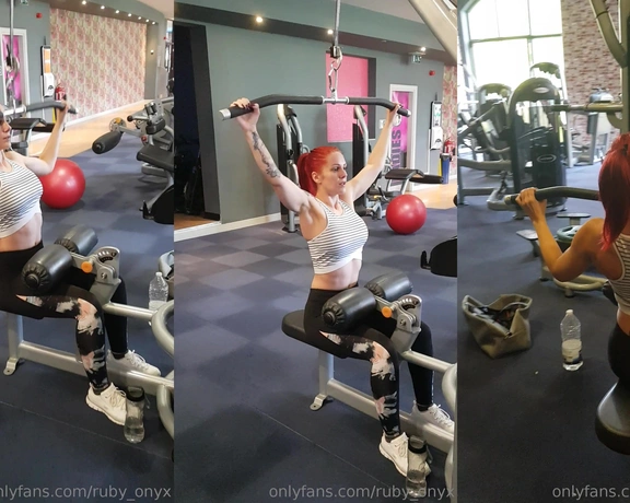 Ruby Onyx aka ruby_onyx - 06-04-2019 OnlyFans Video - Back gains