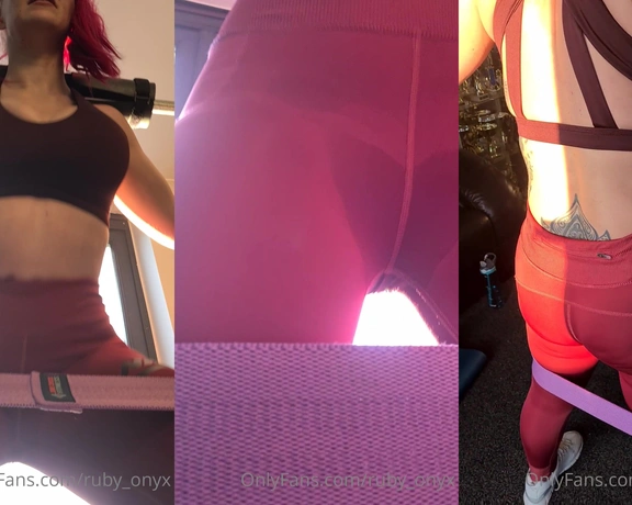 Ruby Onyx aka ruby_onyx - 02-10-2021 OnlyFans Video - Damn I got sweaty today