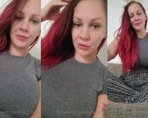 Ruby Onyx aka ruby_onyx - 04-24-2022 OnlyFans Video - A very candid explanation as to why Ive not been myself lately