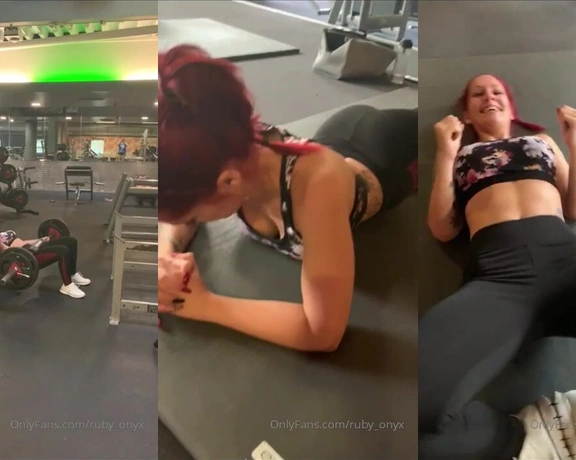 Ruby Onyx aka ruby_onyx - 08-10-2019 OnlyFans Video - Woo 80kg hip thrusts today Getting strong boys  Couldnt resist being a bit of a