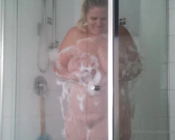 AussieBarbie07  VIP aka aussiebarbie07 - 01-05-2021 OnlyFans Video - flashback doing a strip and in the shower getting all soaped up and masturbating with the