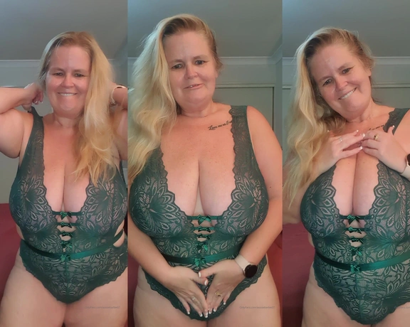 AussieBarbie07  VIP aka aussiebarbie07 - 05-08-2023 OnlyFans Video - Green lace lingerie