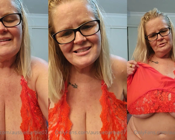 AussieBarbie07  VIP aka aussiebarbie07 - 08-14-2023 OnlyFans Video - Snippet of a sexting session Would you like me to tease you like this too