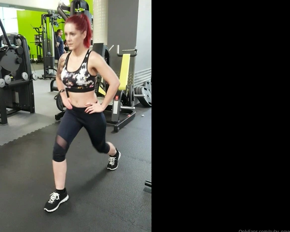 Ruby Onyx aka ruby_onyx - 11-19-2019 OnlyFans Video - Back to the gym today Training with my OG personal trainer She is the lady who