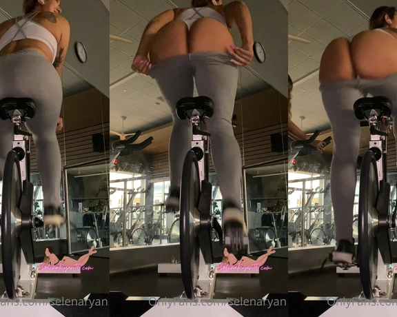 Selena Ryan aka selenaryan - 11-17-2020 OnlyFans Video - Lost files Taking my panties down at the gym  This damn bike was so squeaky